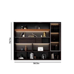 Elizabeth · Office Shelves w/ Integrated Lighting & Closet Storage