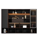 Elizabeth · Office Shelves w/ Integrated Lighting & Closet Storage