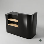 Elyria · Front Greeter Station — Glossy Black, Right Configuration
