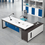 Elyse · Modern L-Shaped Executive Desk