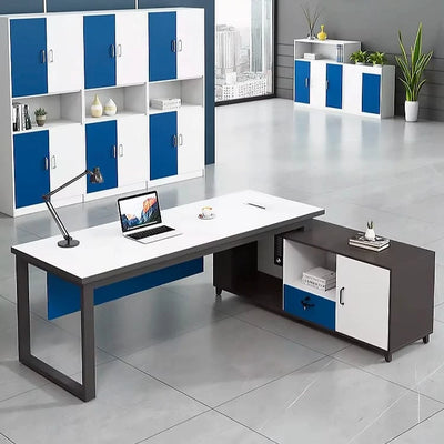 Elyse · Modern L-Shaped Executive Desk