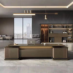 Emilio · Modern L-Shaped Executive Desk