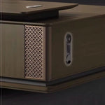 Emilio · Modern L-Shaped Executive Desk