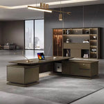 Emilio · Modern L-Shaped Executive Desk