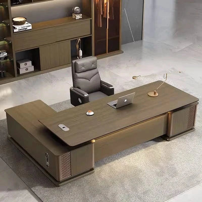 Emilio · Modern L-Shaped Executive Desk