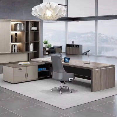 Enrique · Modern L-Shaped Executive Desk