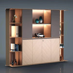 Ernesto · Office Shelves w/ Lighting & Cabinets