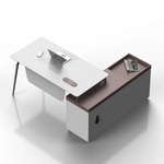 Escritorio ejecutivo en forma de L Etta de 73