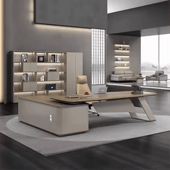 Eudora · Modern L-Shaped Executive Desk