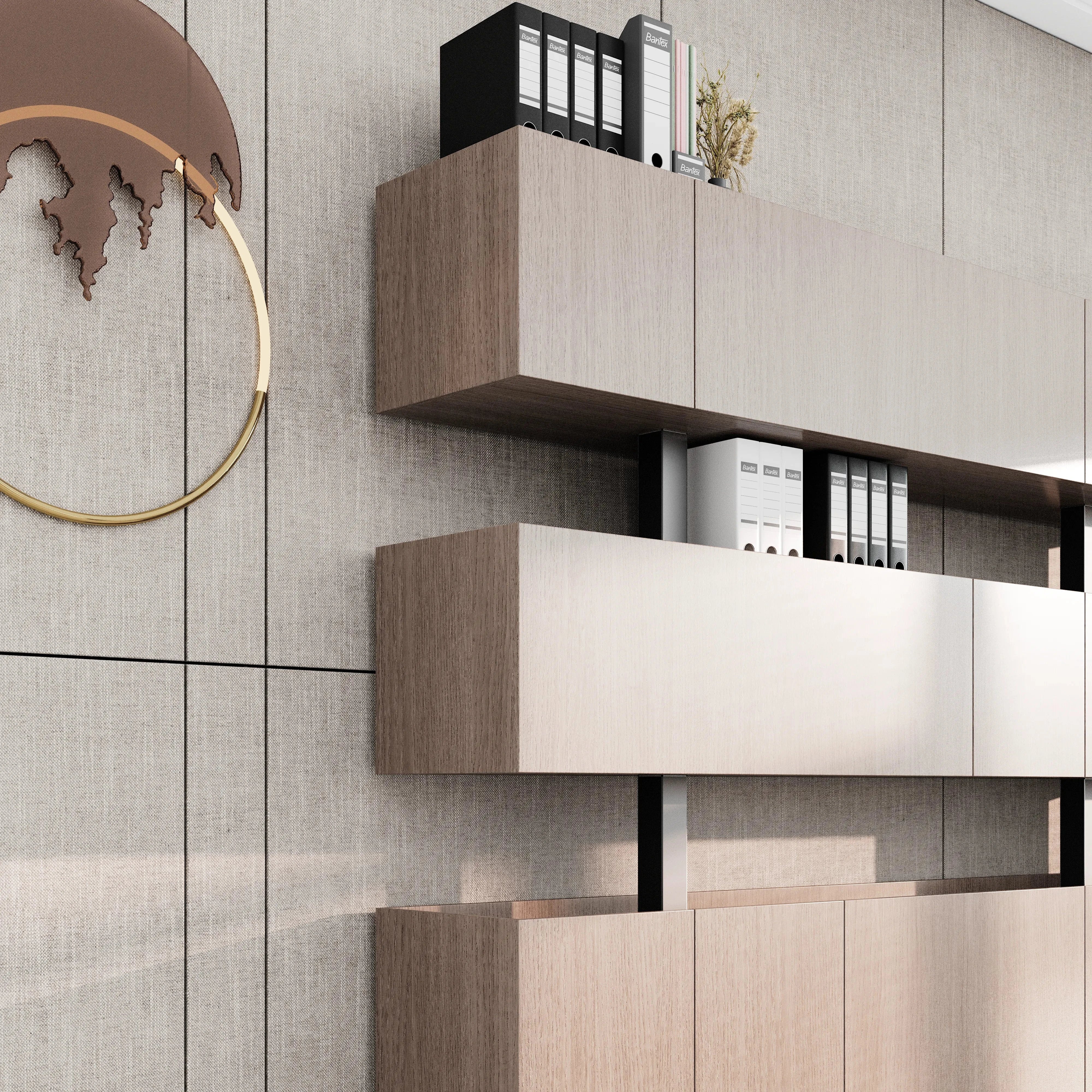 Estantería de pared para biblioteca Finn de 53 a 95