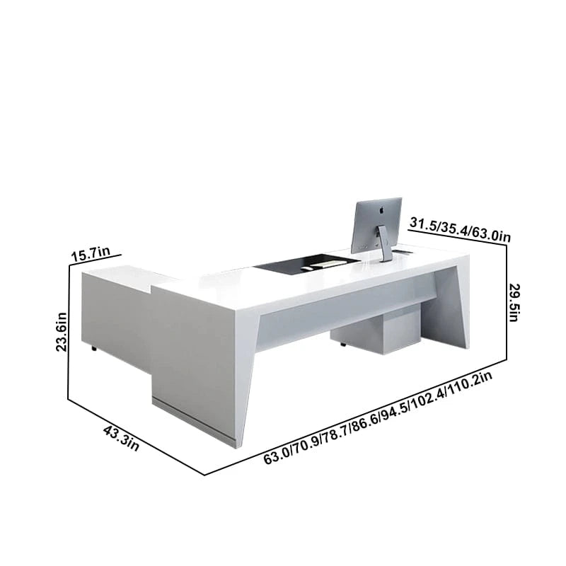 Gabriel · Executive Desk w/ Mobile Storage