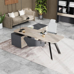 Genesis · Modern L-Shaped Executive Desk