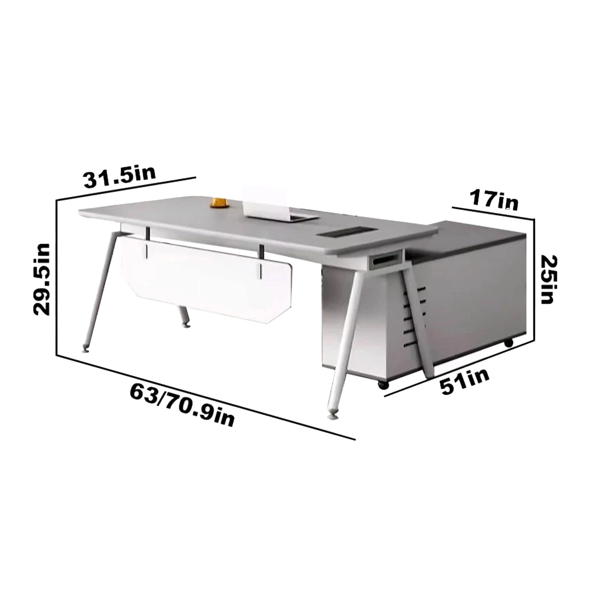 Guion · Executive Desk w/ Mobile Storage