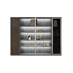 Hannah · Office Library Shelves w/ Lighting, Wardrobe & Storage