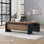 Harwood · Small L-Shaped Executive Desk