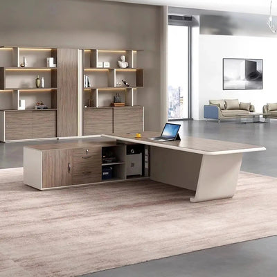 Hawk · Modern L-Shaped Executive Desk