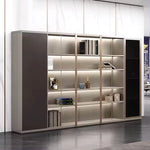 Heather · Office Shelves w/ Lighting & Wardrobe Storage