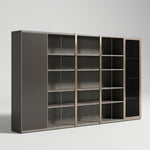 Heather · Office Shelves w/ Lighting & Wardrobe Storage