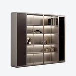 Heather · Office Shelves w/ Lighting & Wardrobe Storage