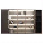 Heather · Office Shelves w/ Lighting & Wardrobe Storage