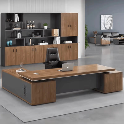 Helios · Modern L-Shaped Executive Desk