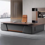 Hellen · Modern L-Shaped Executive Desk