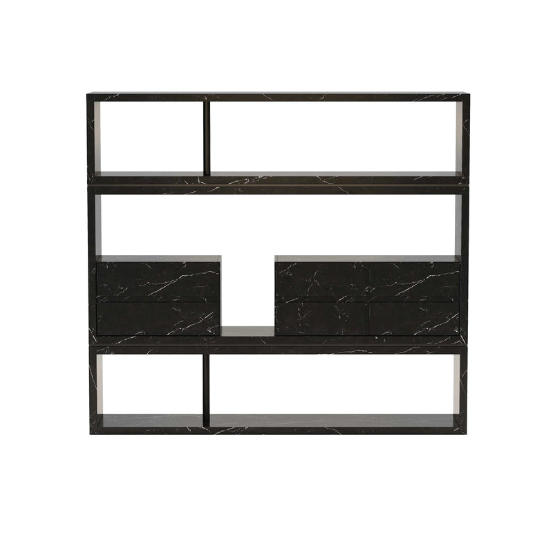 Hennessy · 79″W Open Display Office Shelves