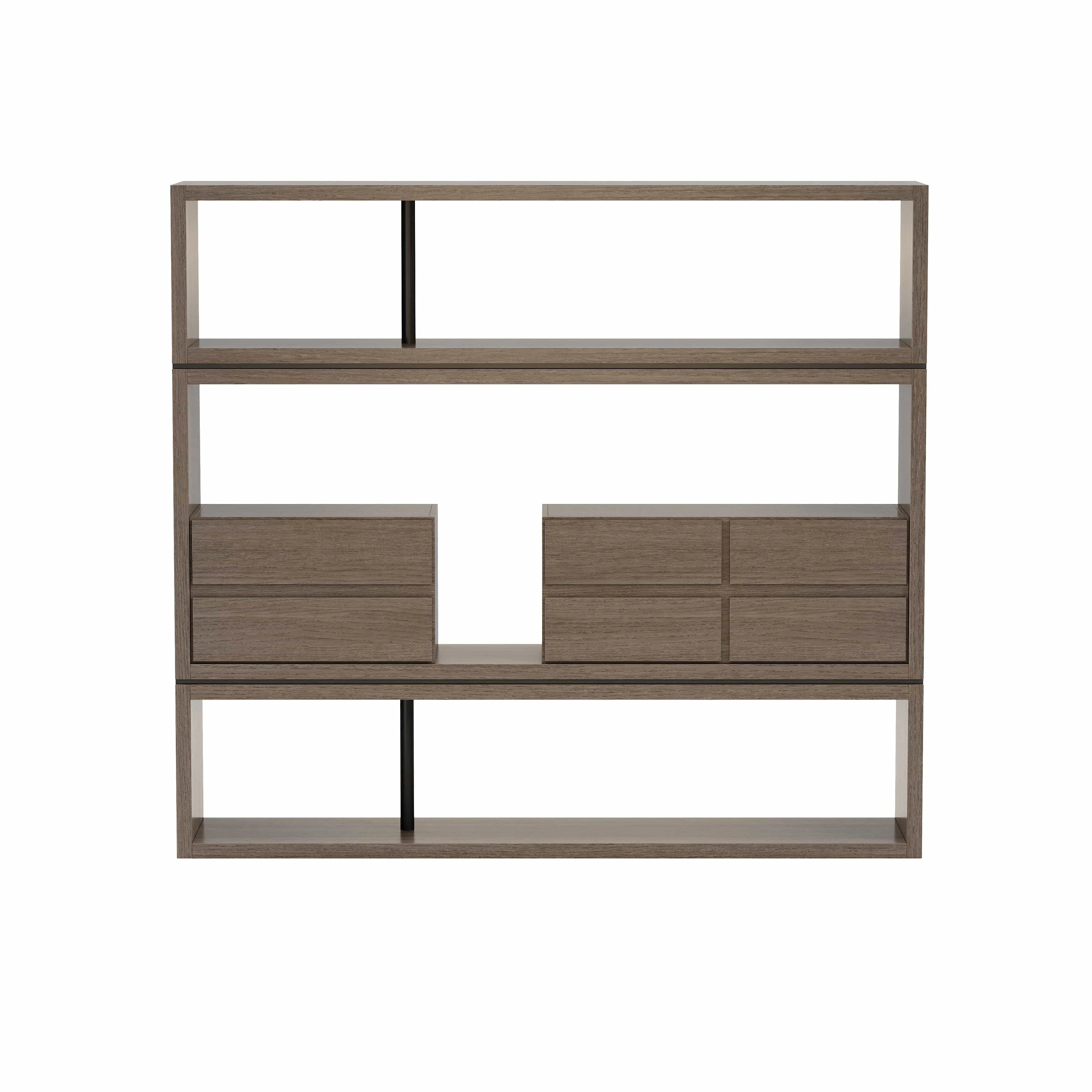 Hennessy · 79″W Open Display Office Shelves