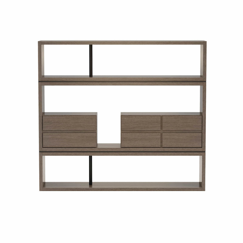 Hennessy · 79″W Open Display Office Shelves