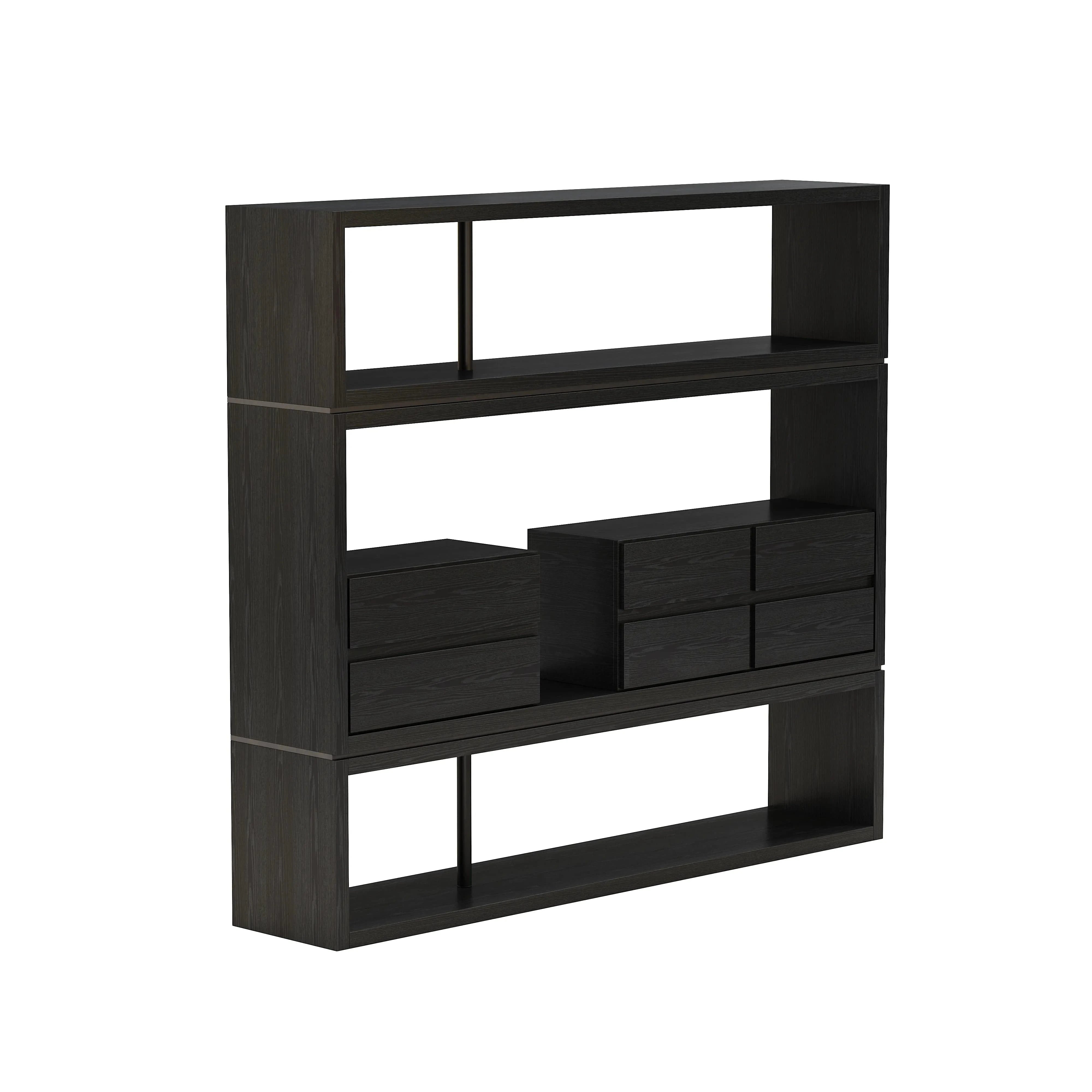 Hennessy · 79″W Open Display Office Shelves