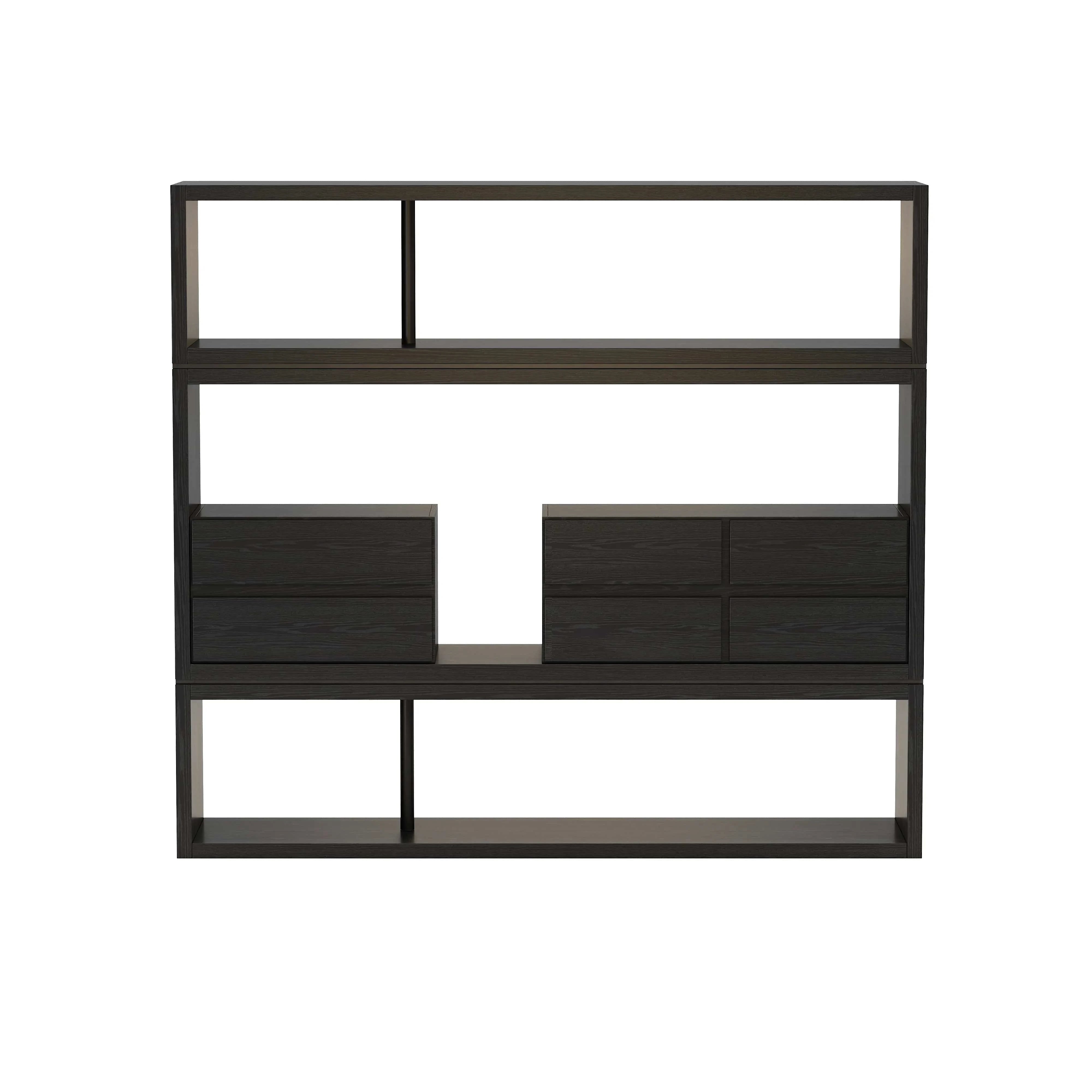 Hennessy · 79″W Open Display Office Shelves