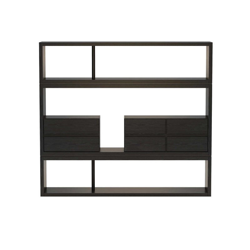 Hennessy · 79″W Open Display Office Shelves