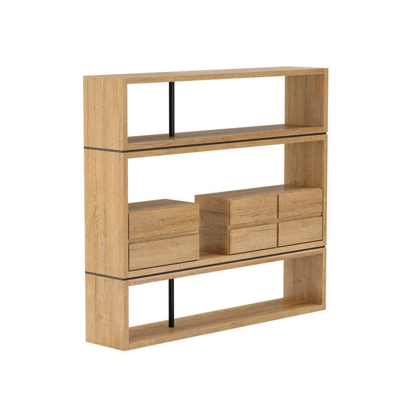 Hennessy · 79″W Open Display Office Shelves