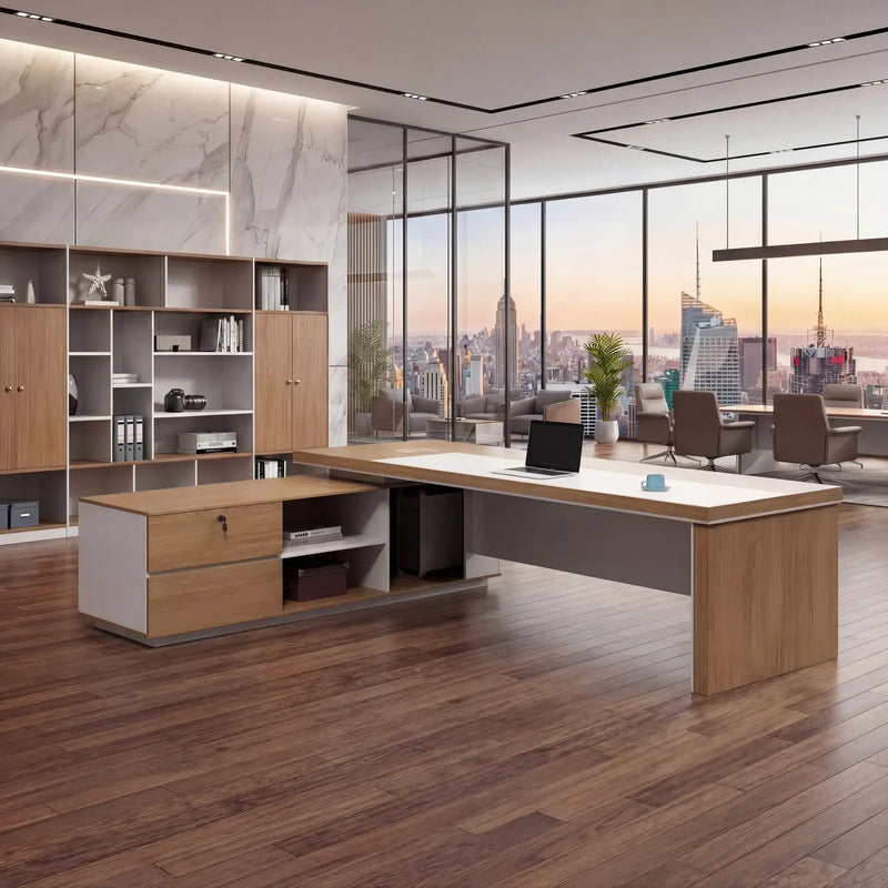 Lynx · Modern L-Shaped Executive Desk