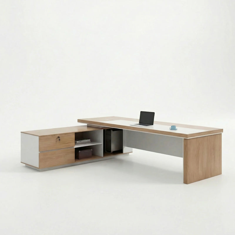 Lynx · Modern L-Shaped Executive Desk