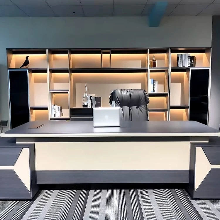 Hudson · Modern L-Shaped Executive Desk
