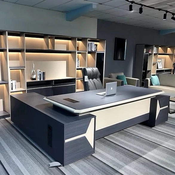 Hudson · Modern L-Shaped Executive Desk