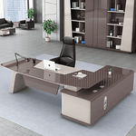 Hugo · Modern L-Shaped Executive Desk