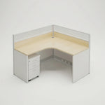Adler · L-Shaped Cubicle Workstation