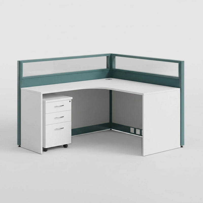Vienna · L-Shaped Cubicle Workstation