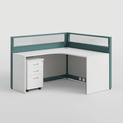Vienna · L-Shaped Cubicle Workstation