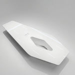 Vertix · White Conference Room Table, Tapered Hexagon