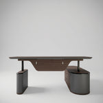 Sawyer · L-Shaped Executive Standing Desk, Adjustable Height
