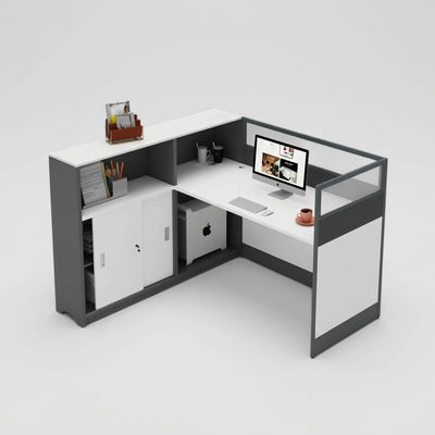 Noelle · L-Shaped Cubicle Office Workstation