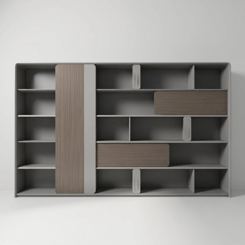 Kaithos · Office Shelves w/ Lighting & Storage