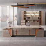 York · Grand Executive Desk w/ Mobile Storage