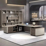 Ainley · Modern L-Shaped Executive Desk