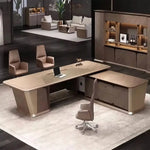 Cognac · Executive Desk w/ Mobile Storage