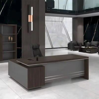 Leeds · Modern Executive L-Shaped Desk