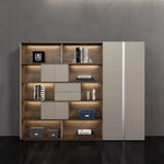 Fenwick · Office Shelves w/ Lighting & Storage